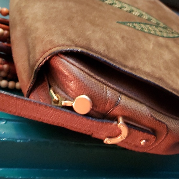 Leather Purse Botanical - Picture 2 of 4